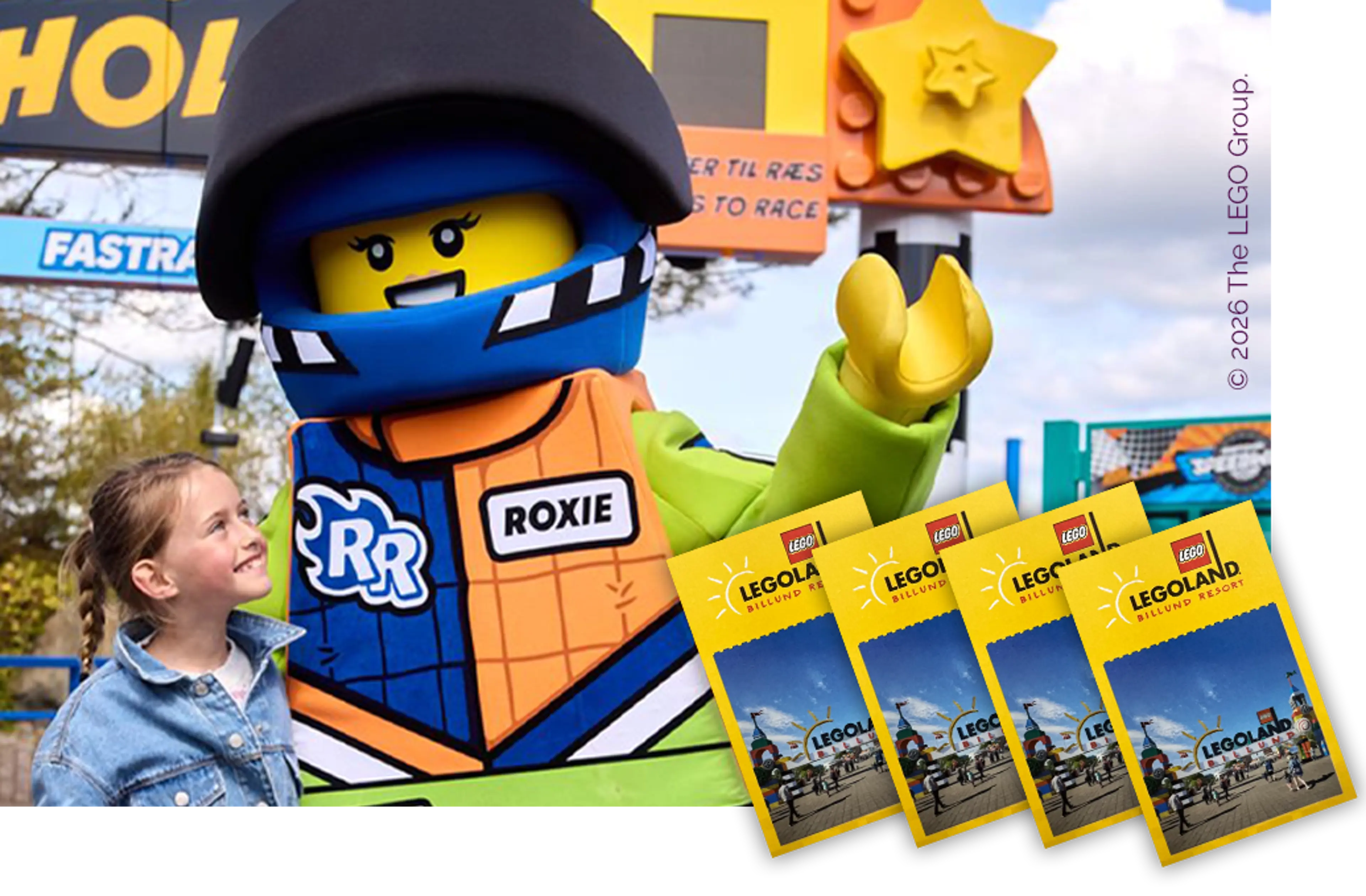 Få 4 billetter til LEGOLAND® i velkomstgave som nyt, betalende medlem i Krifa