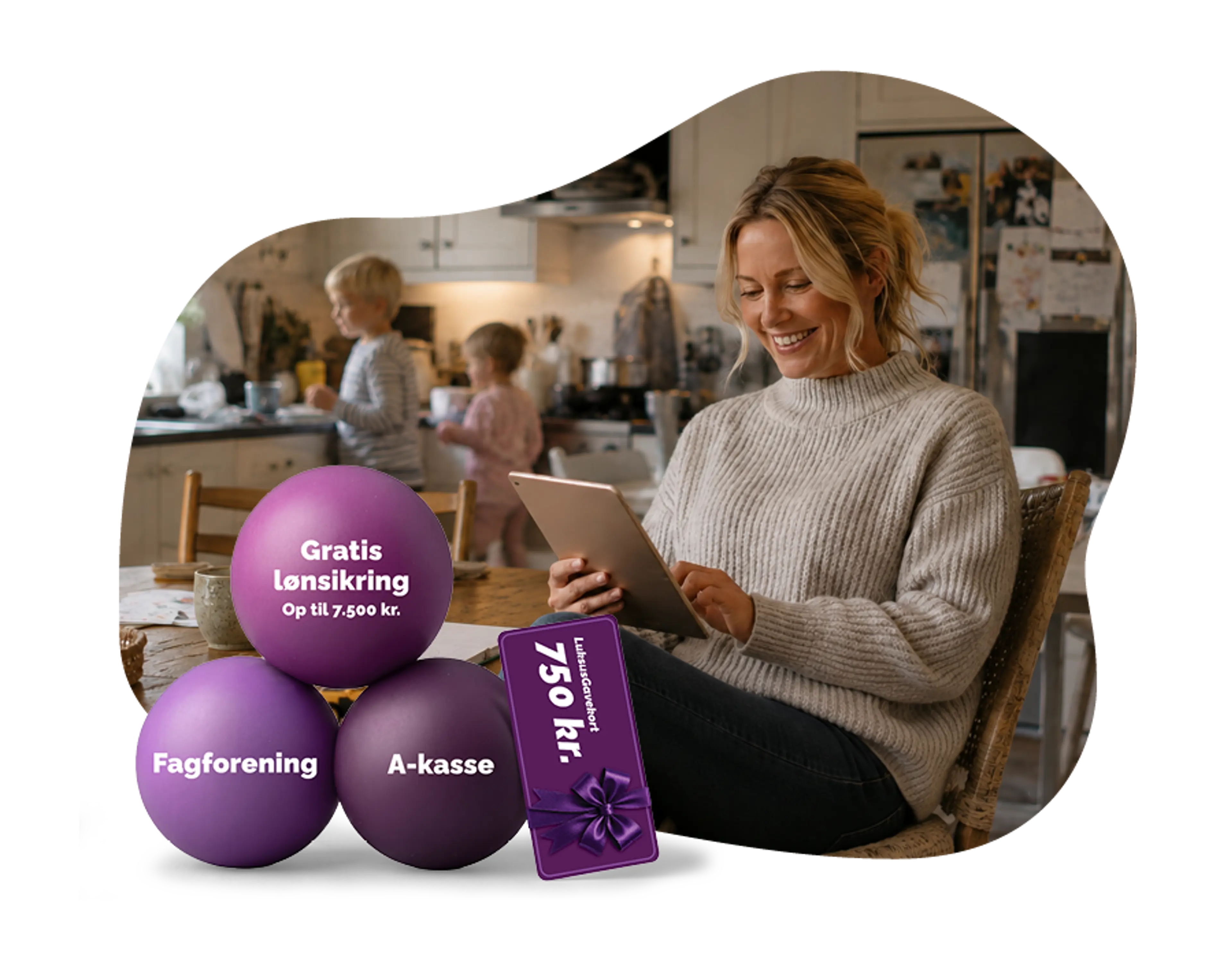 Krifa Komplet: en 3-i-1 løsning for dit arbejdsliv med a-kasse, fagforening og gratis lønsikring samlet ét sted.