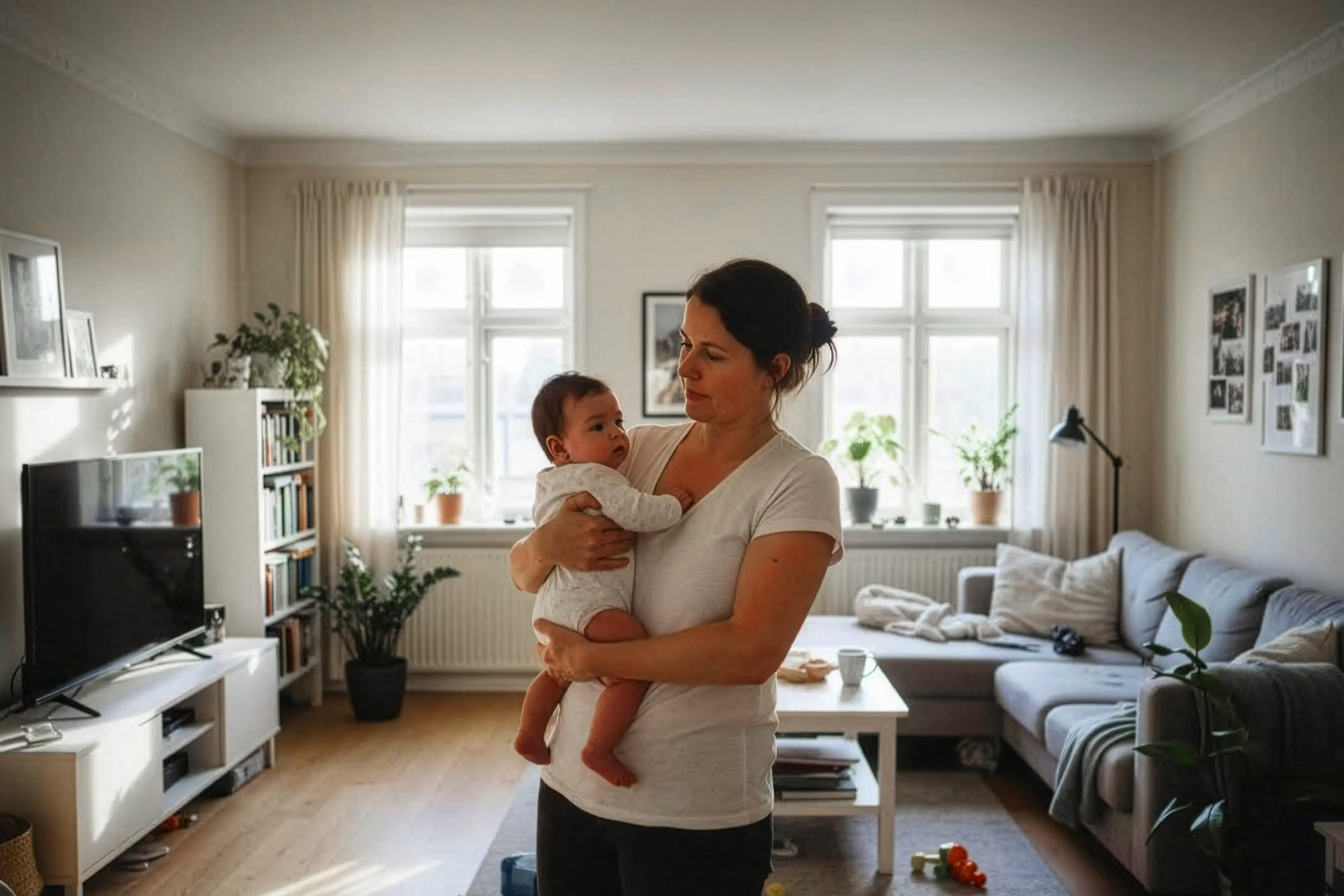 Mor der holder sit lille barn